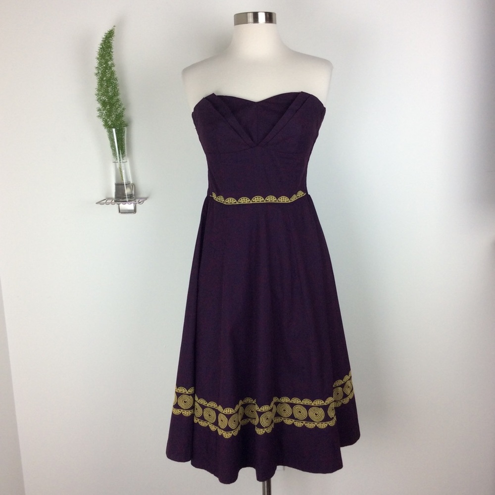 Anthropologie Girls from Savoy Midi Dress